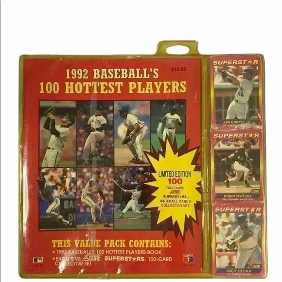 1992 Baseball's 100 Hottest Players SEALED Set - Picture 1 of 10